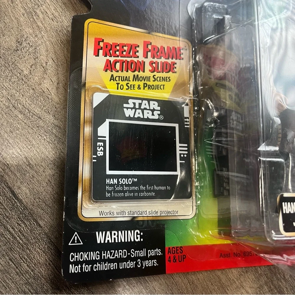 1997 Star Wars Han Solo In Carbonite Power Of The Force Action Figure W/ Slide